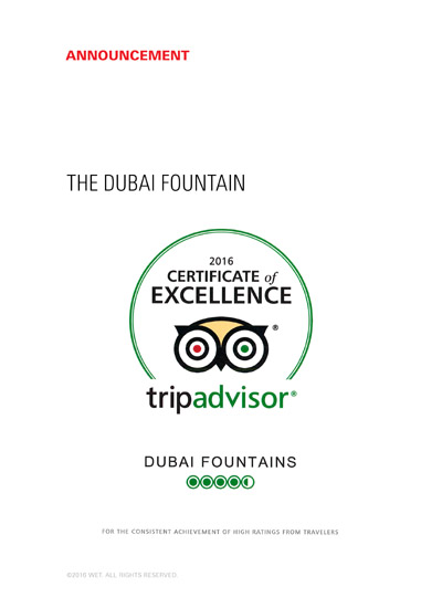 The Certificate of Excellence 2016