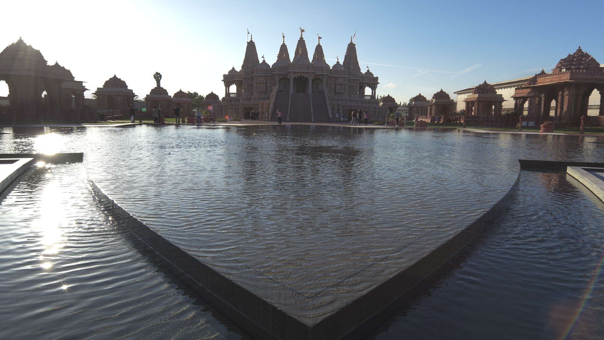 Lotus at BAPS Shri Swaminarayan Mandir, photograph 7 of 10