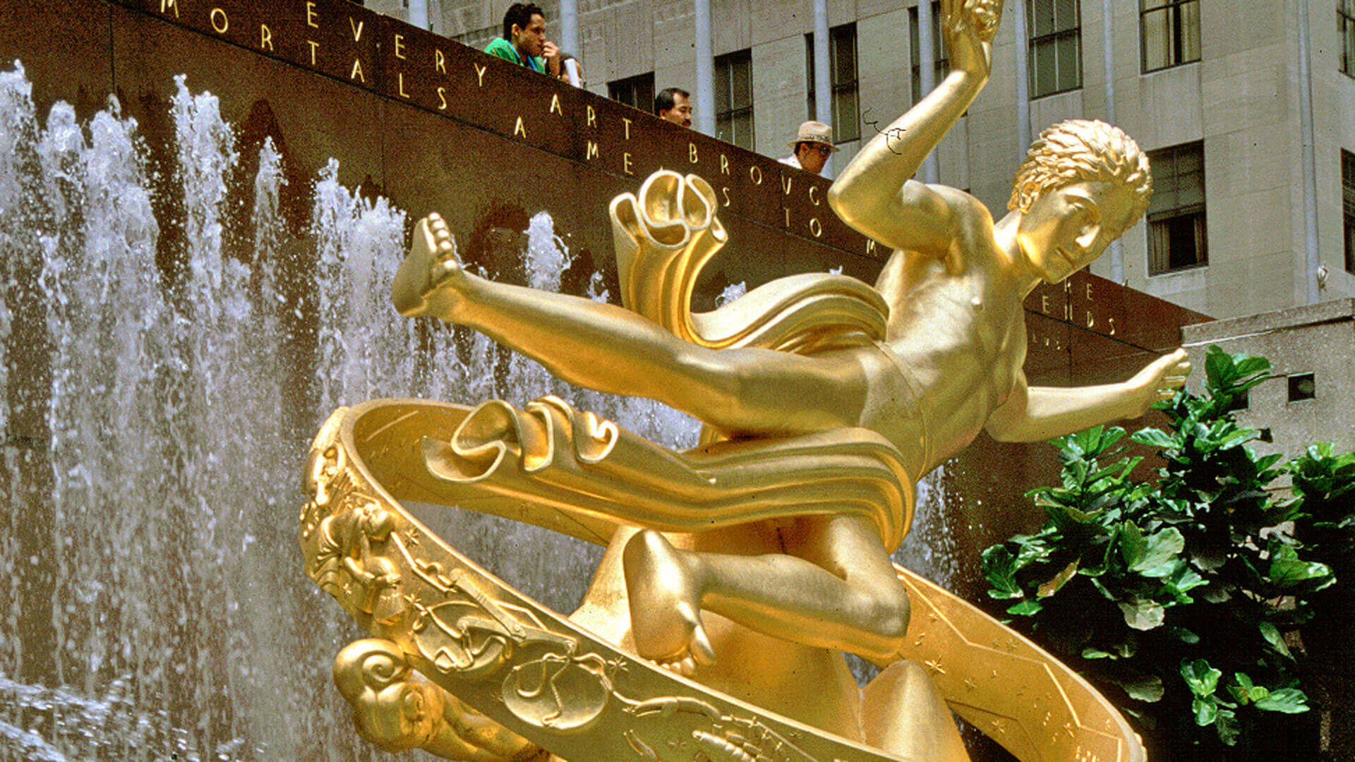 Rockefeller Center Prometheus Fountain Restoration