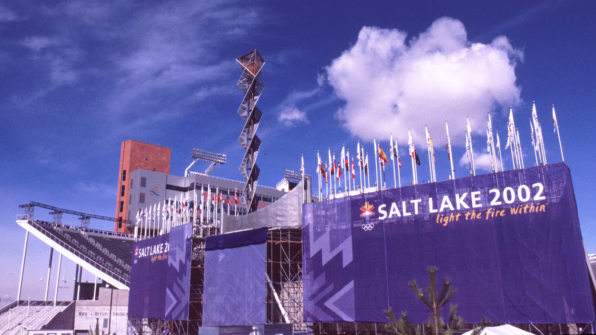 Salt Lake 2002 Winter Olympic Games Cauldron, photograph 2 of 16
